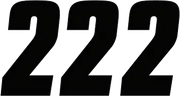 Factory Effex Number Stickers - Black 4" (10 Cm) Height