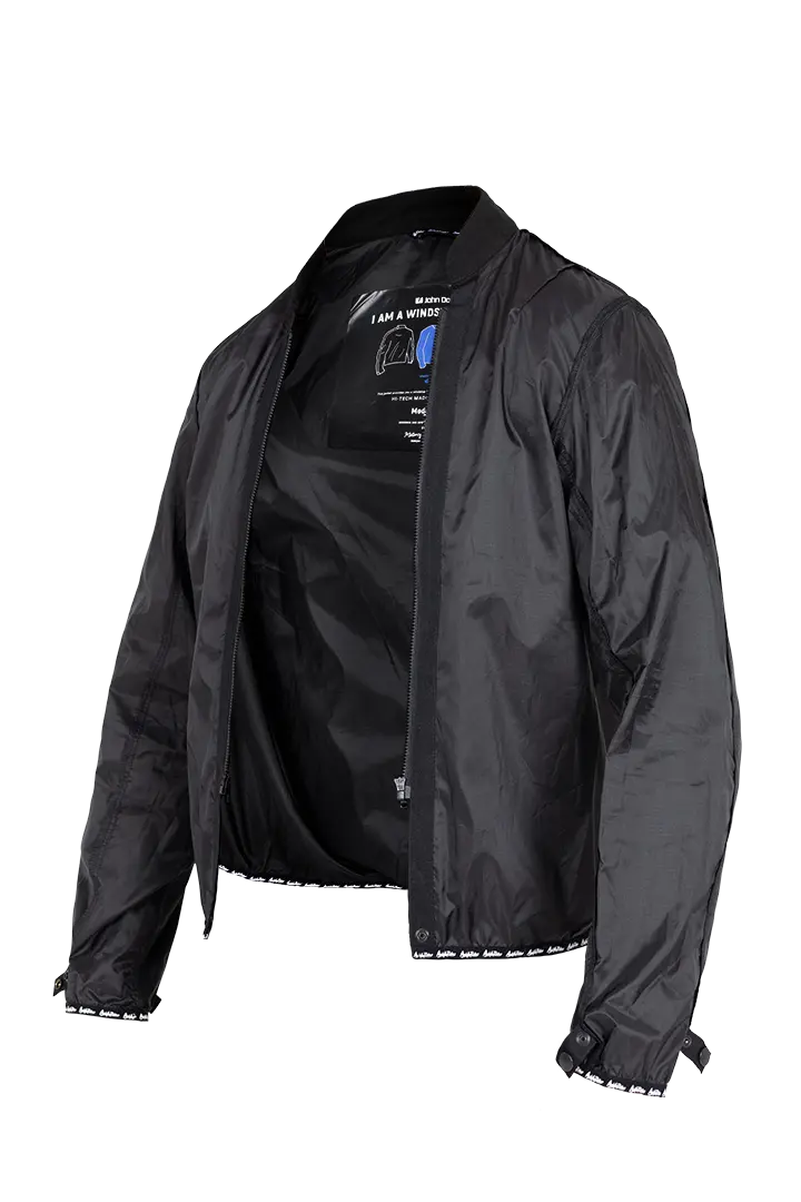 John Doe Women's Aero Mesh Windblock Inner Jacket - Black