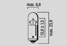Flosser Filament Bulbs - 12v 3w Ba9s
