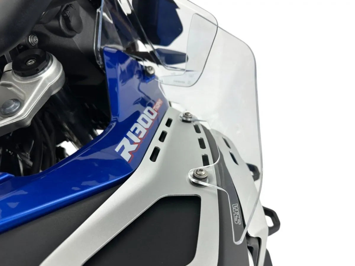 Wrs Motorcycle Side Deflectors Clear