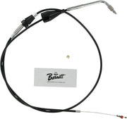 Barnett Black Vinyl Throttle/Idle Cable +6"