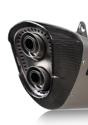 Akrapovic Muffler End Cap - Carbon Fiber