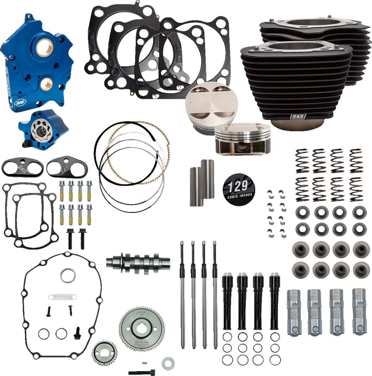 S&s Cycle 129" Power Package Engine Kit