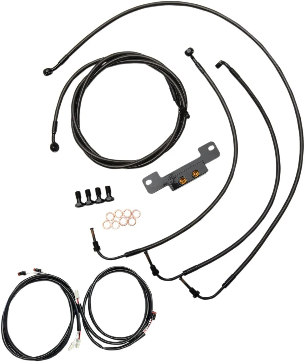 La Choppers Complete Cable Kit for 15"-17" Handlebars