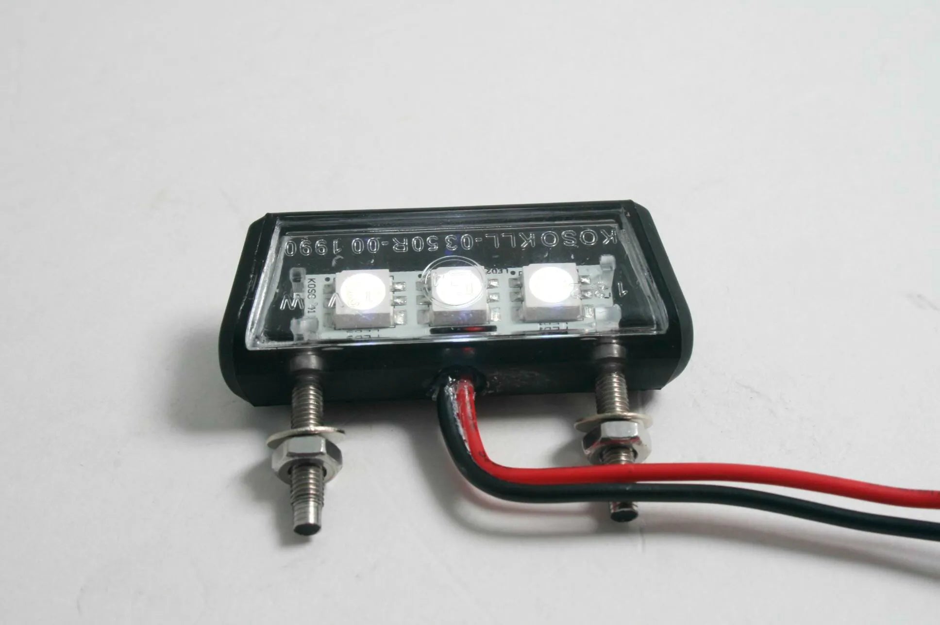 Parts Europe E-marked Mini Led License Plate Light