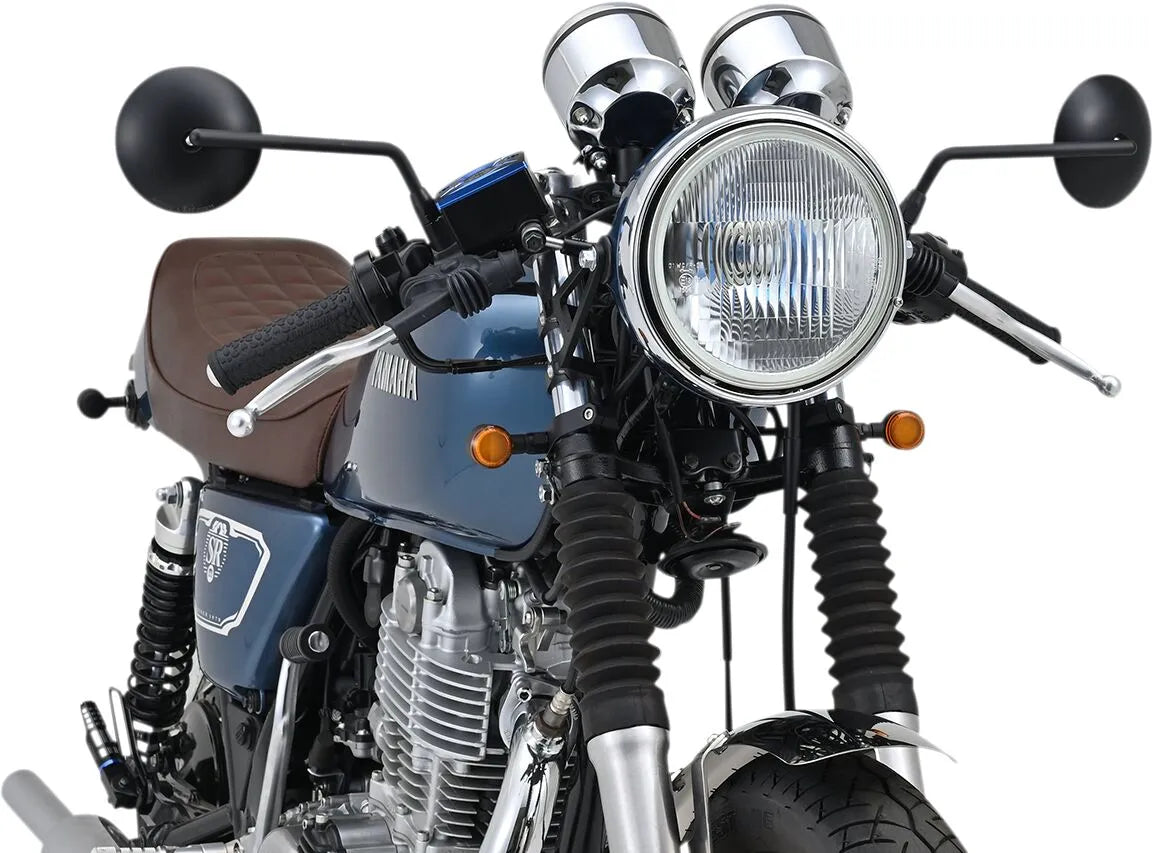 Daytona Steel Abs Mirror - Black, Ece-approved