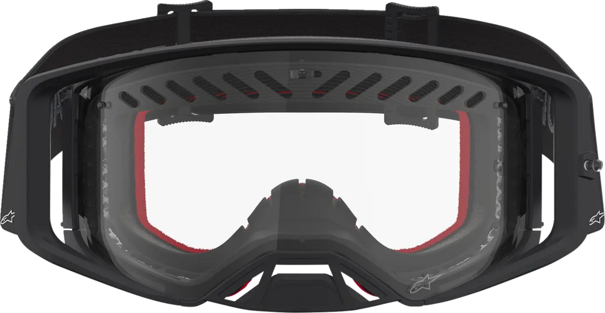 Alpinestars Supertech Dura Air Fluid Goggles Black/Silver/Clear