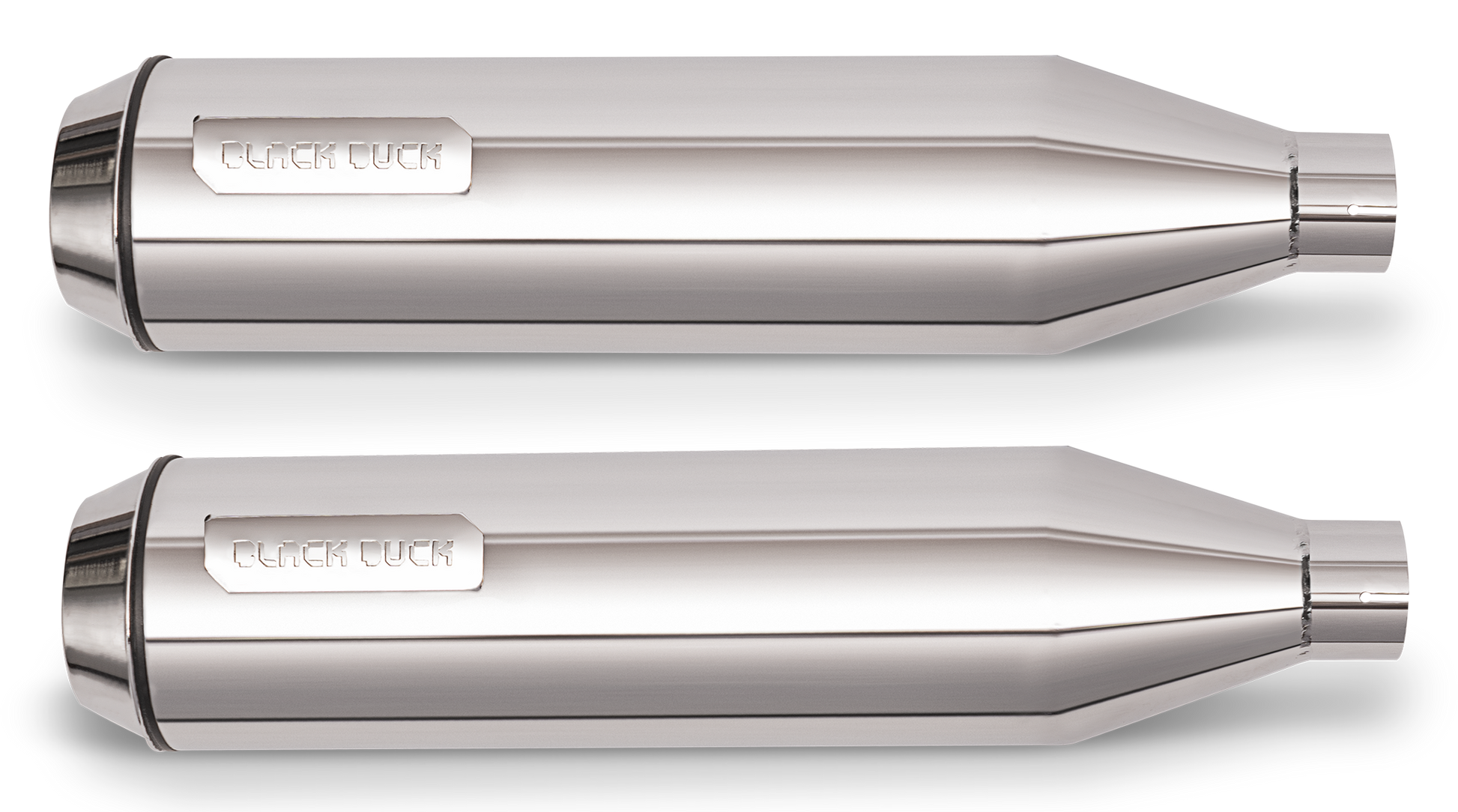 Black Duck Slip-Ons for Milwaukee Eight Softail – Exhaust