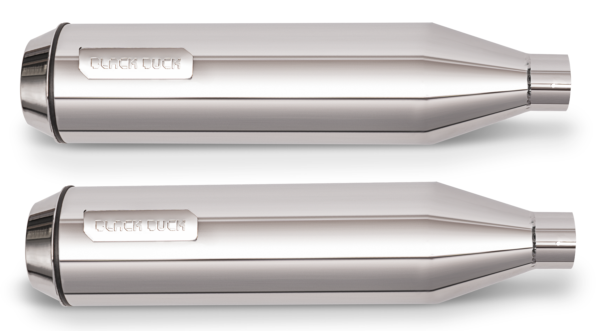 Black Duck Slip-Ons for Milwaukee Eight Softail – Exhaust
