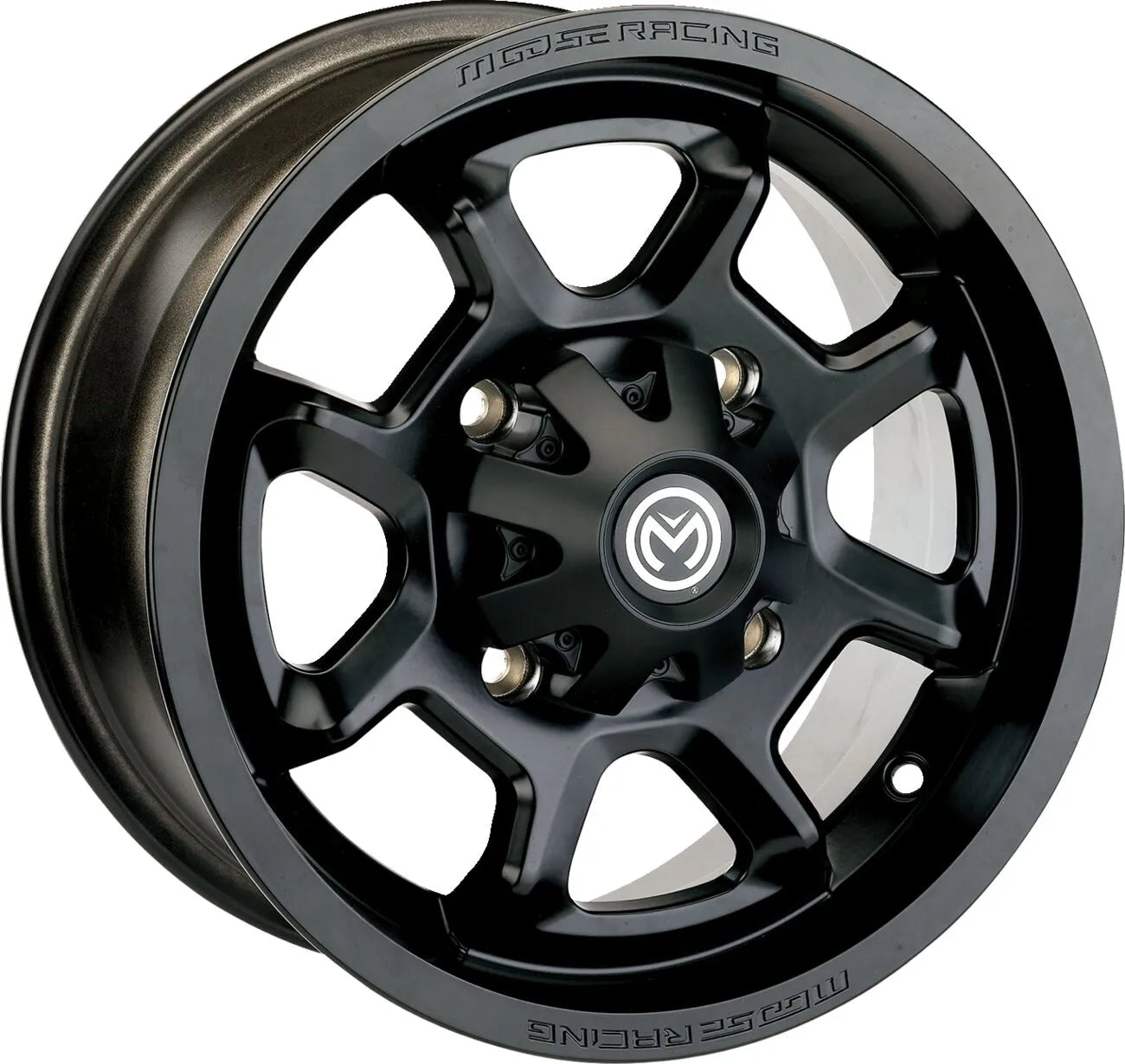 Moose Offroad 415x Wheel - 12 Inch Black Matte