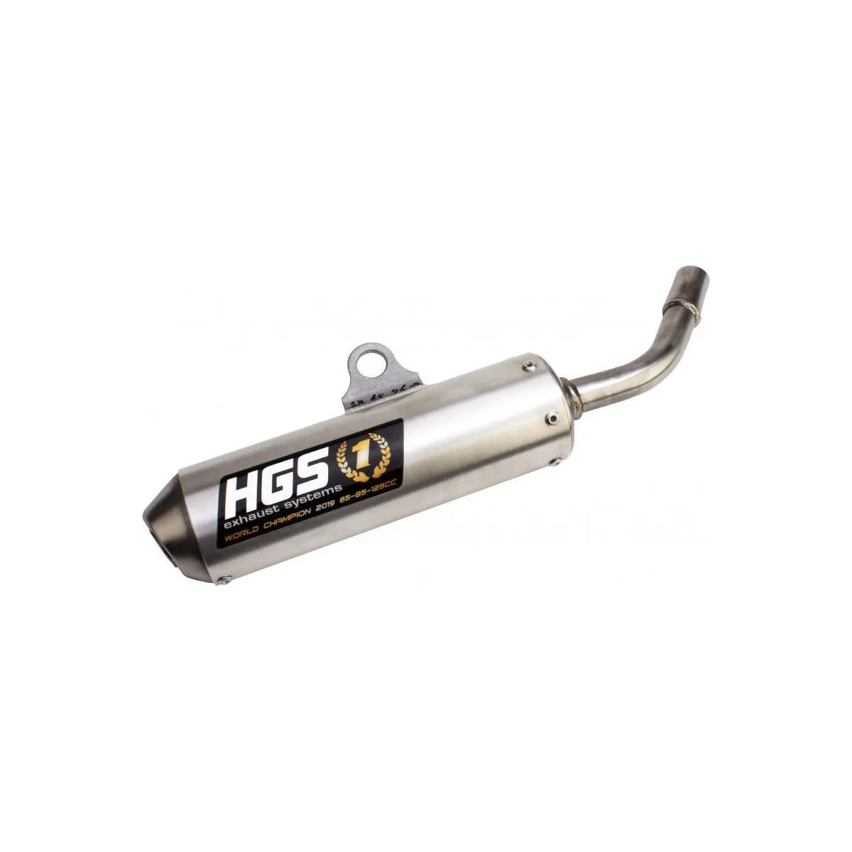 Hgs 2-stroke Silencer With Steel End Cap