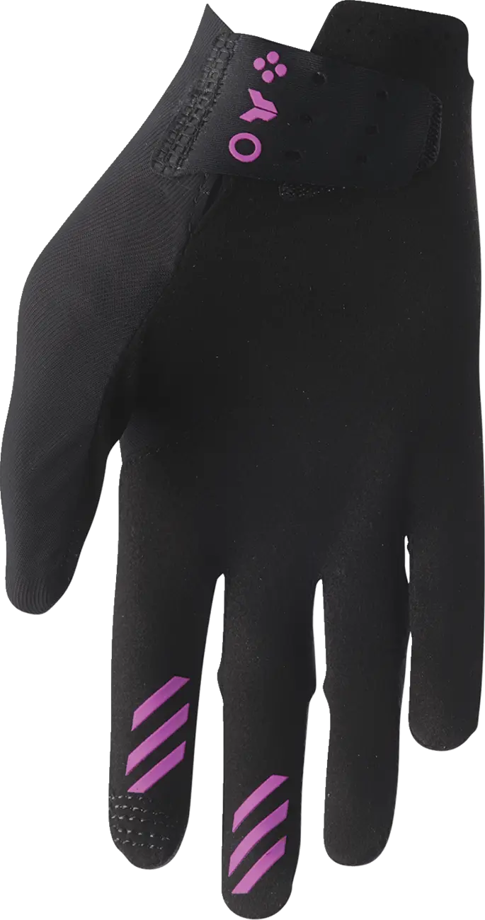Thor Women's Sportmode Iconic Mx Gloves - Black/Orchid