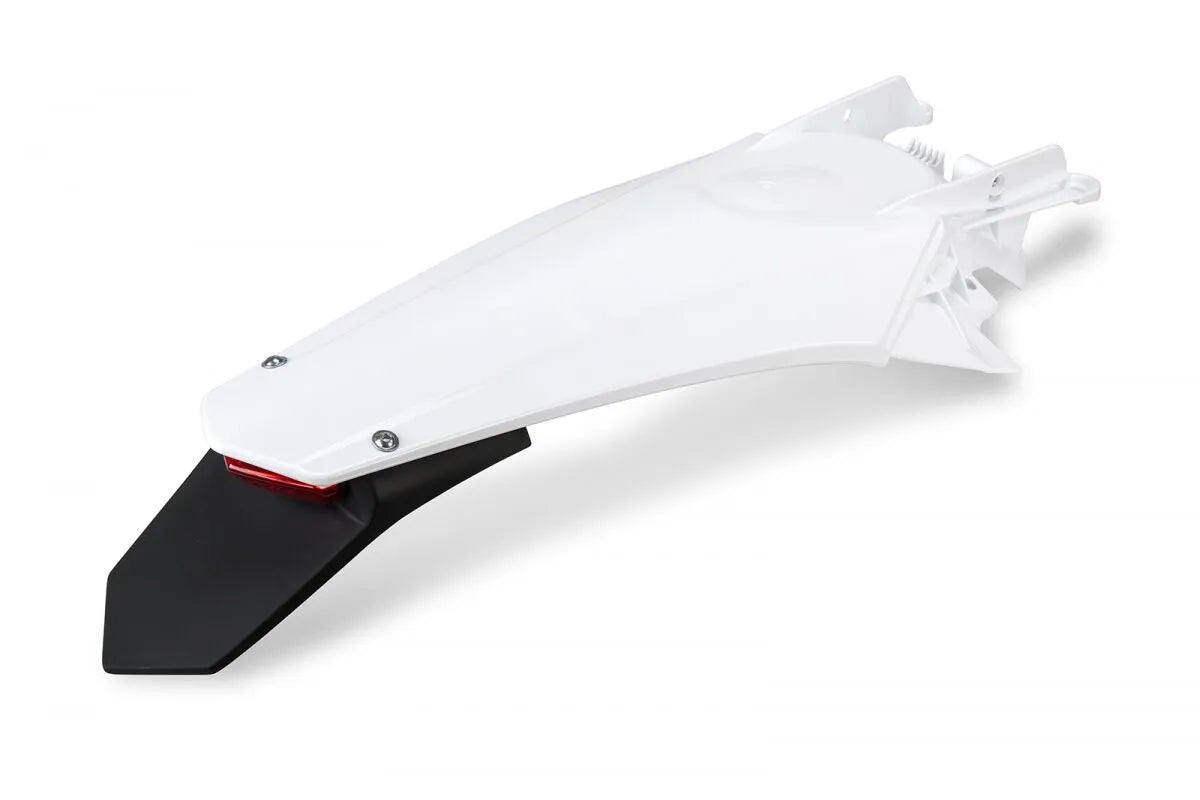 UFO Enduro Rear Fender with LED Taillight Mount