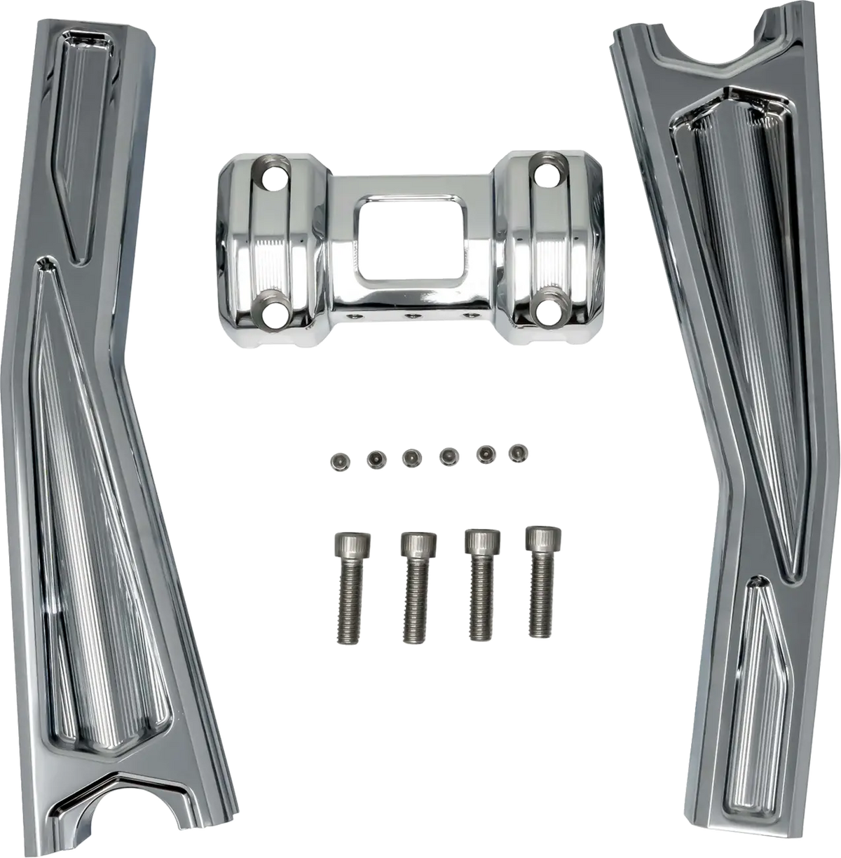 Kodlin USA Ascent Pro Risers 10" Chrome with Top Clamp
