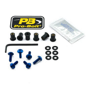 Pro Bolt Aluminium Screen Bolt Kit - Blue