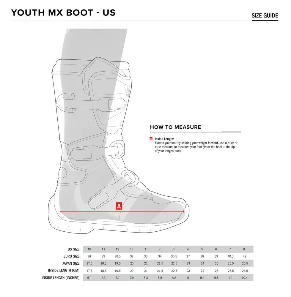 Alpinestars Youth Tech 3S Boots White/Black