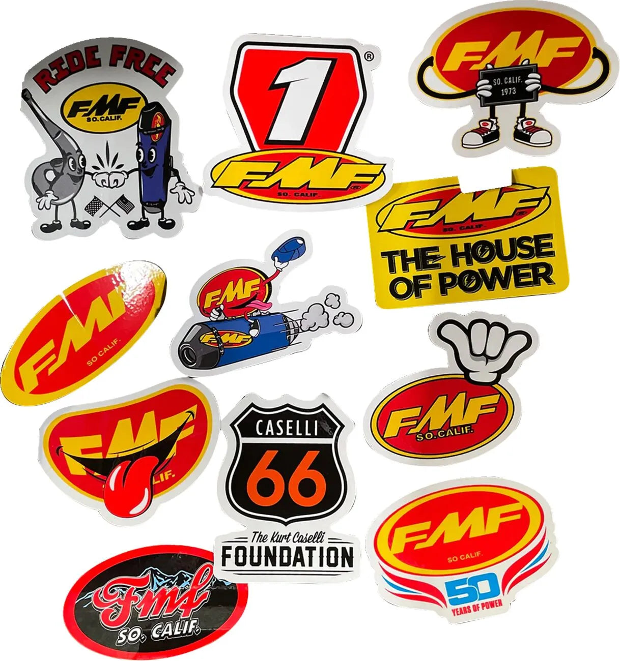 Fmf Fender/trailer Stickers - Vinyl Decal Pack