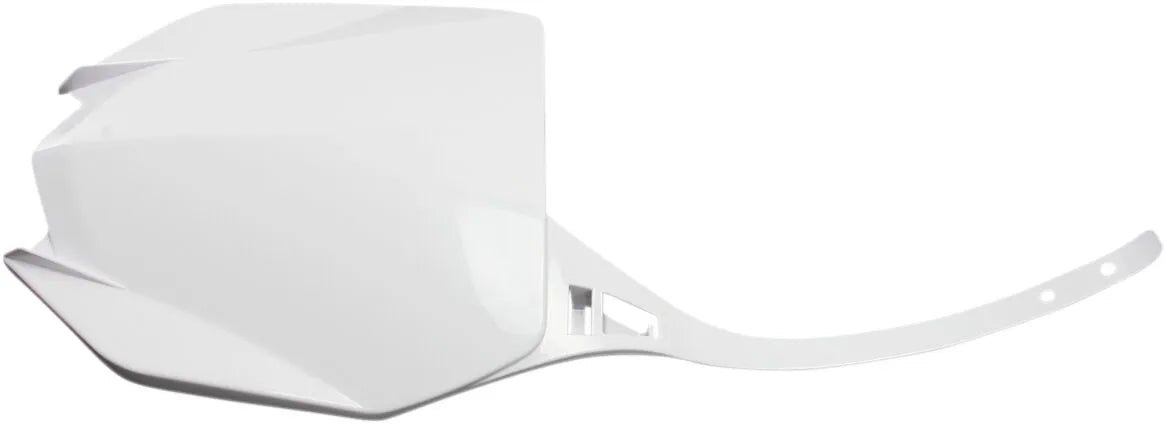 Ufo Replacement Front Number Plate - White