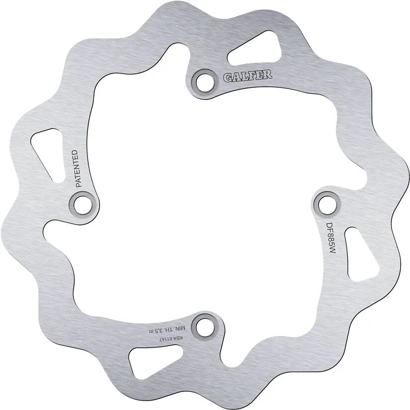 Galfer Wave Brake Rotor For Motorcycles - Rear