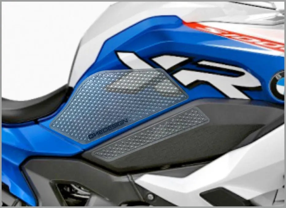 Onedesign Tank Grip For Bmw Motorcycles - Clear Resin