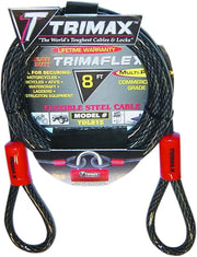 Trimax Trimaflex Max Security Braided Cable - 8 Foot