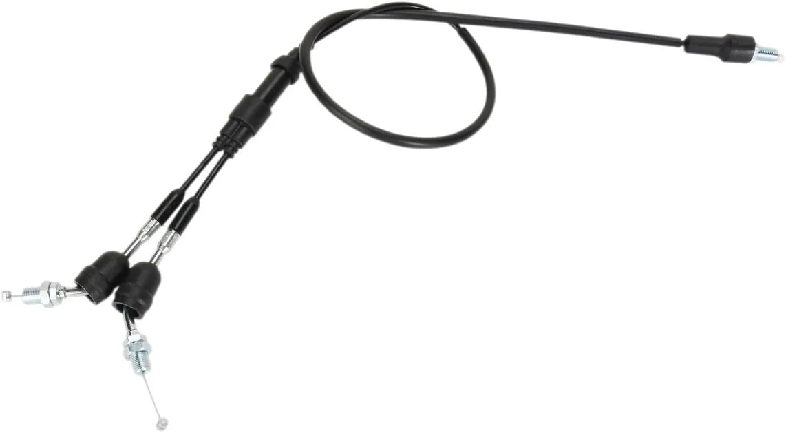 MOOSE OFFROAD HARD-PARTS Black Vinyl Throttle Cable