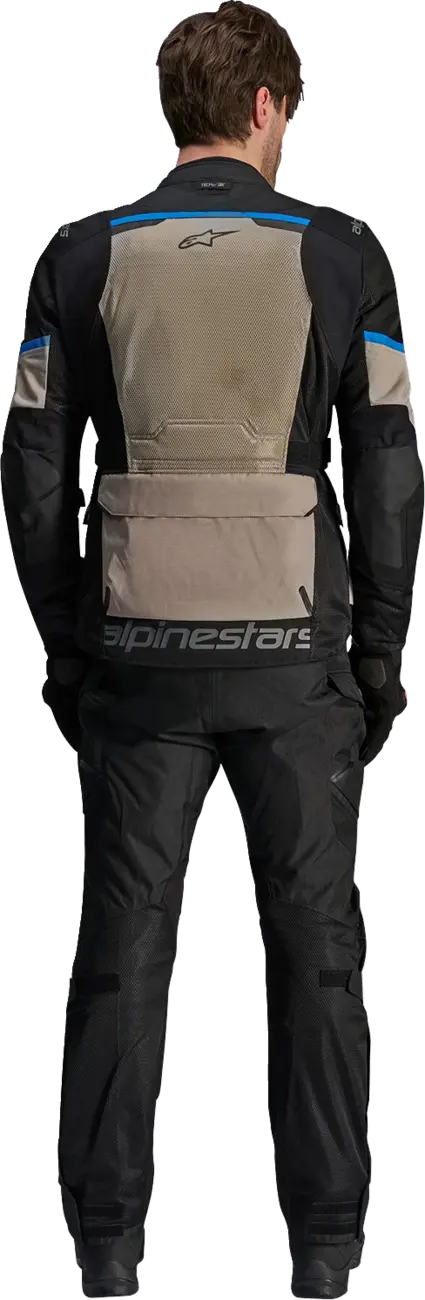 Alpinestars Andes Air Drystar® Men's All Weather Jacket - Black/Laurel Gray/Bright Blue