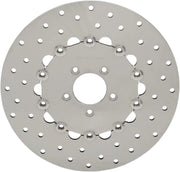 Drag Specialties Stainless Steel Drilled Brake Rotor