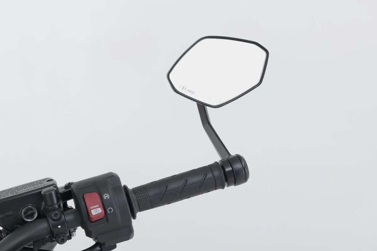 Sw-motech Bar End Mirrors - Black Aluminum
