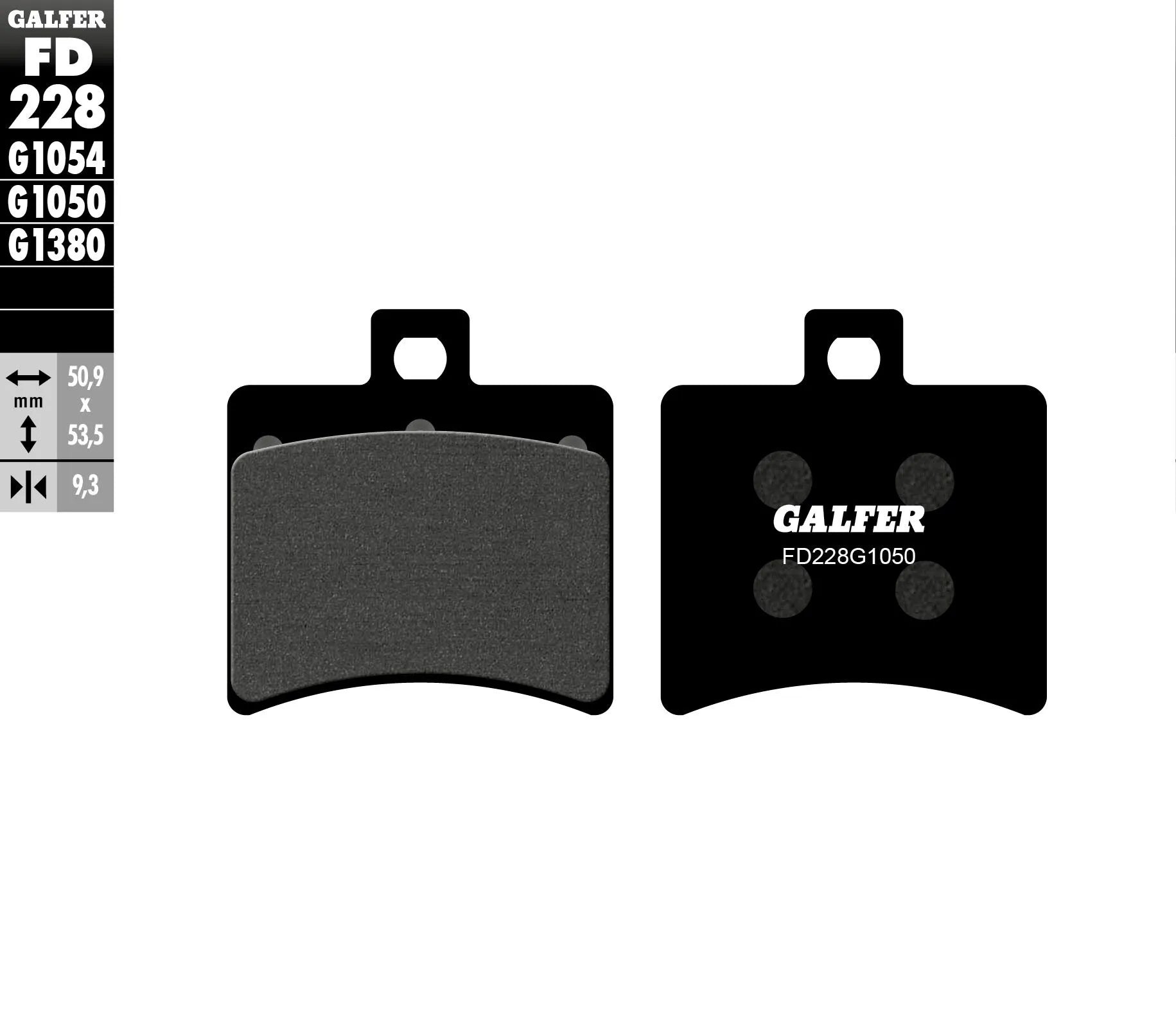 Galfer Organic Brake Pad For Motorcycles