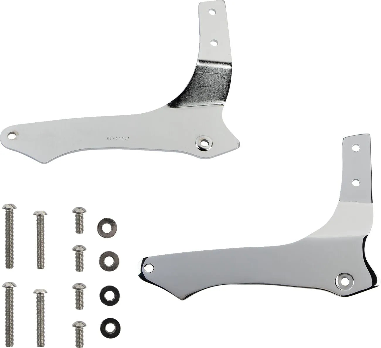 Cobra Round Sissy Bar Kit - Chrome Finish