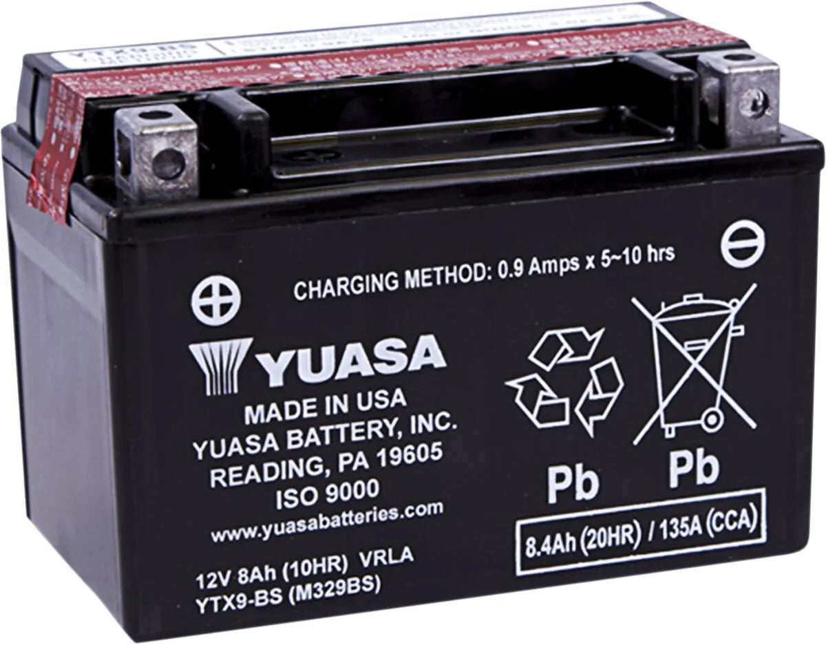 Yuasa YTX9-BS Battery for Suzuki Honda Yamaha 1983-2025