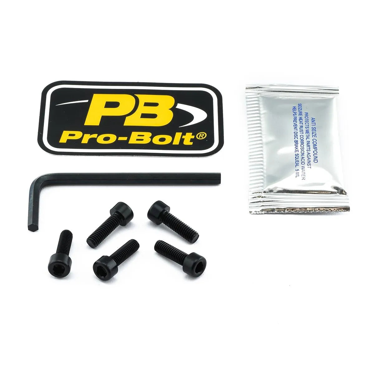 Pro Bolt Aluminium Fuel Cap Kit - Black