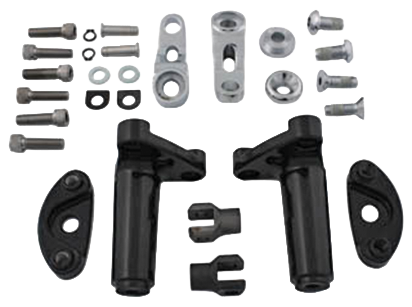V-Twin Adjustable Passenger Peg Mounts for Softail – Foot Control