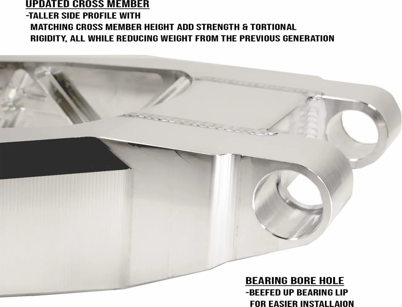 Alloy Art Aluminum Swing Arm For Custom Applications