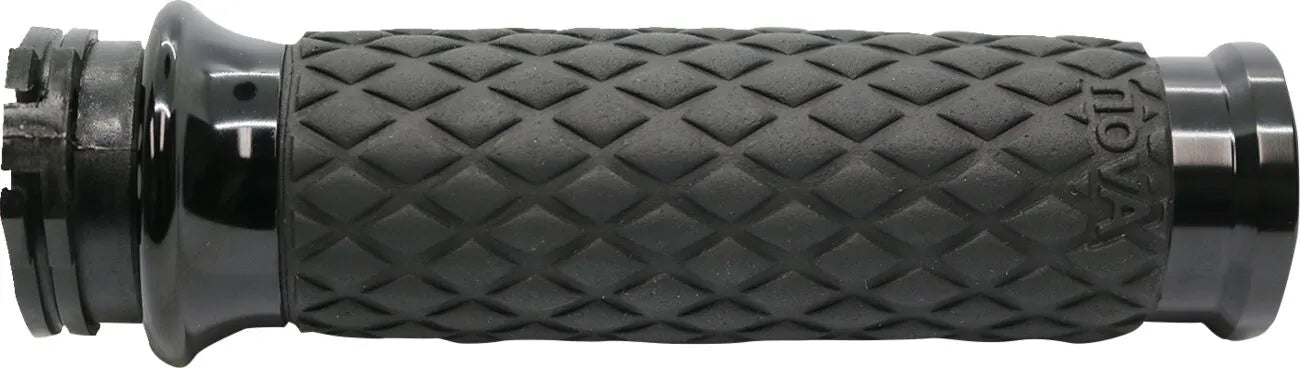Avon Grips Diamond Contour Grips - Black Anodized
