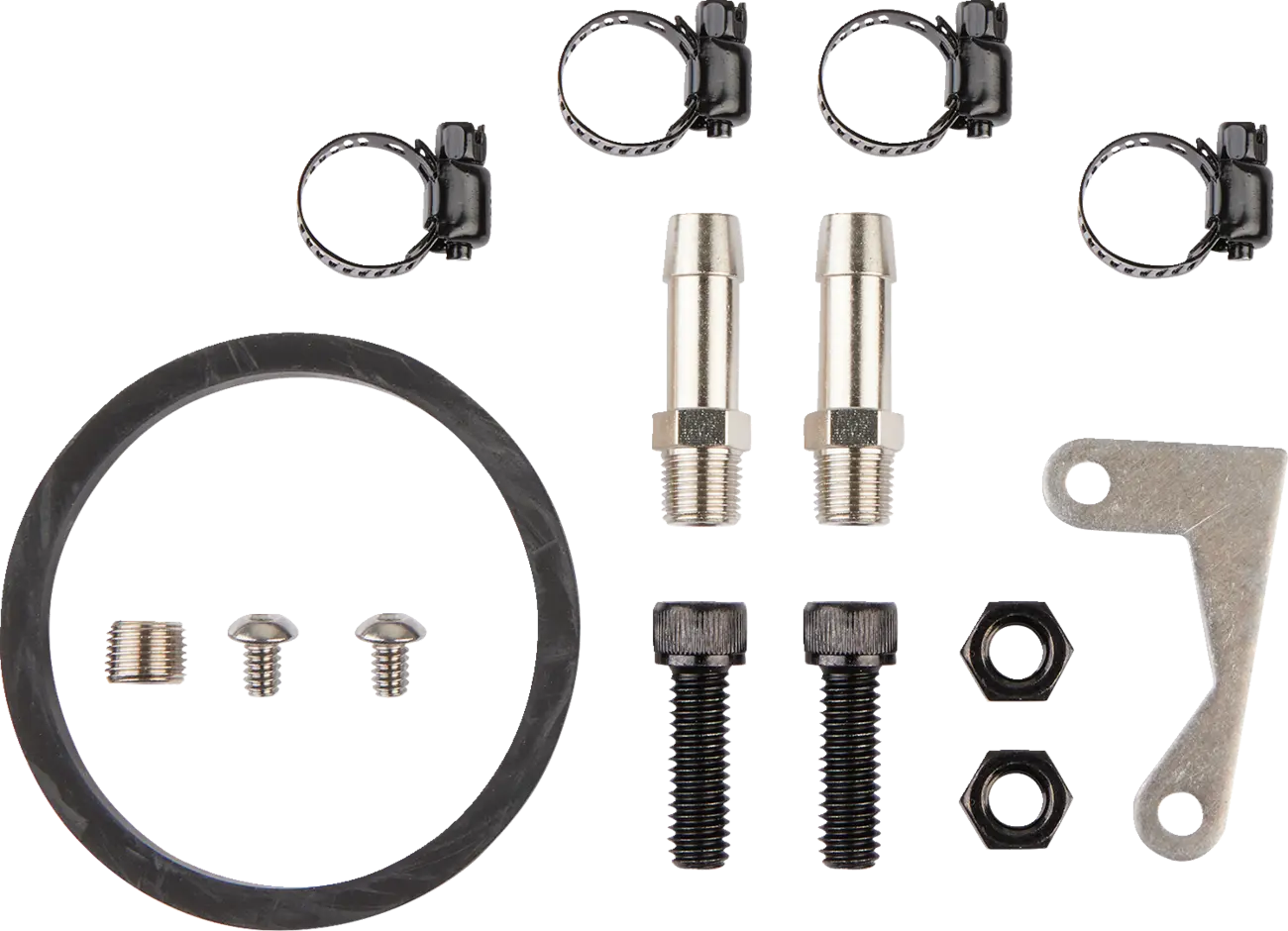 Jagg Oil Coolers Vertical Frame-mount Oil Cooler Kit