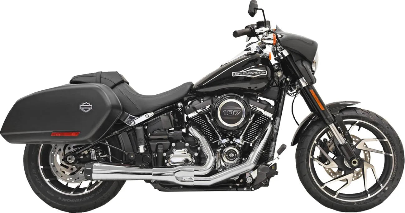 Bassani Xhaust 2-i-1 Road Rage Udstødning Krom