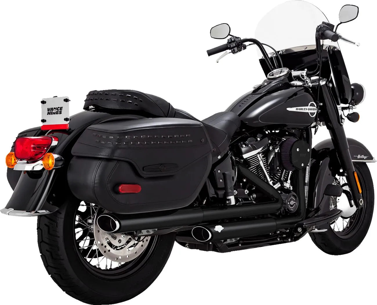 Vance & Hines Twin Slash Slip-on Lyddæmpere