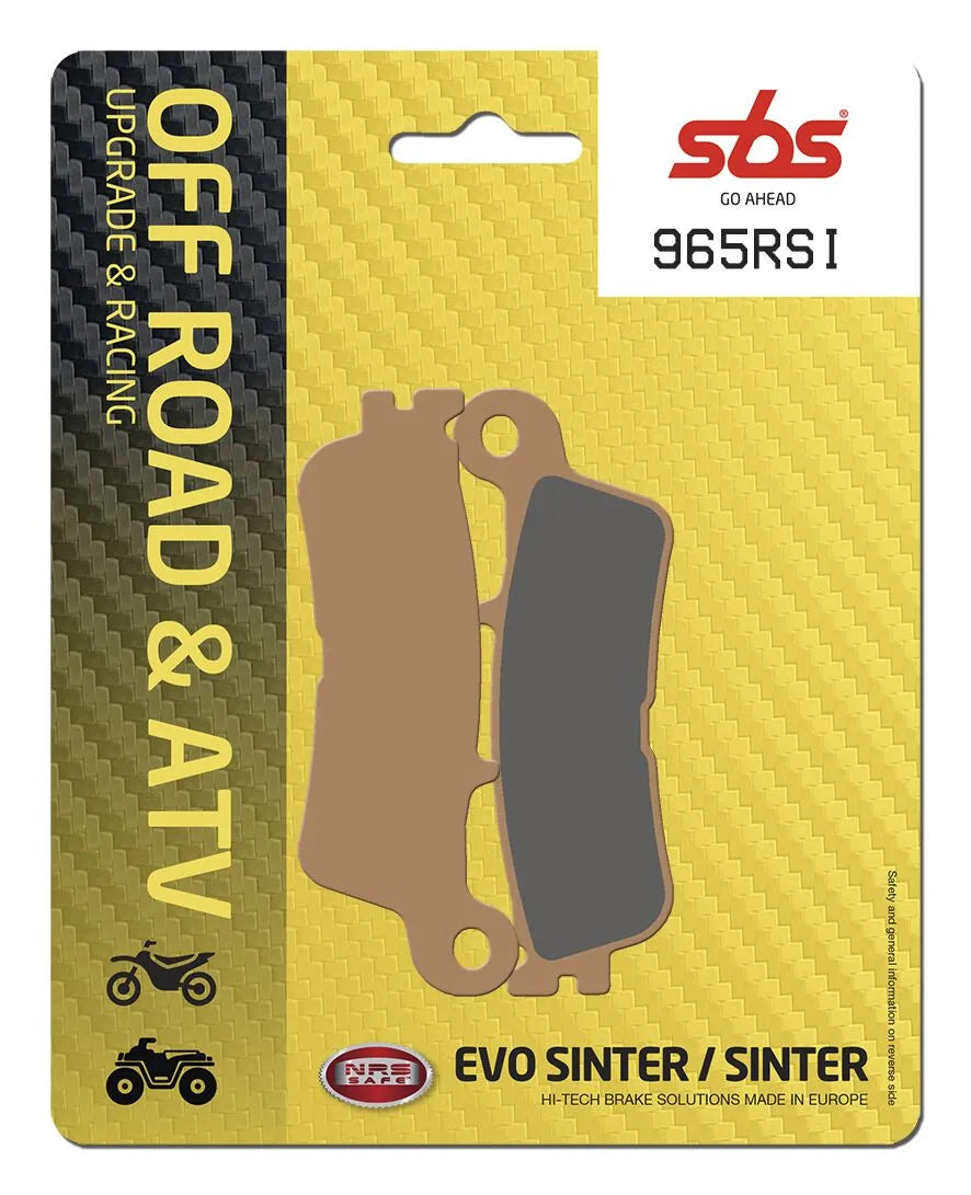 Sbs Rsi Offroad Racing Sintrede Bremseklodser - For & Bag
