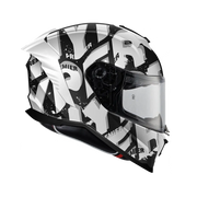 Premier Helmets Hyper Sr Helmet Full Face Street White/black