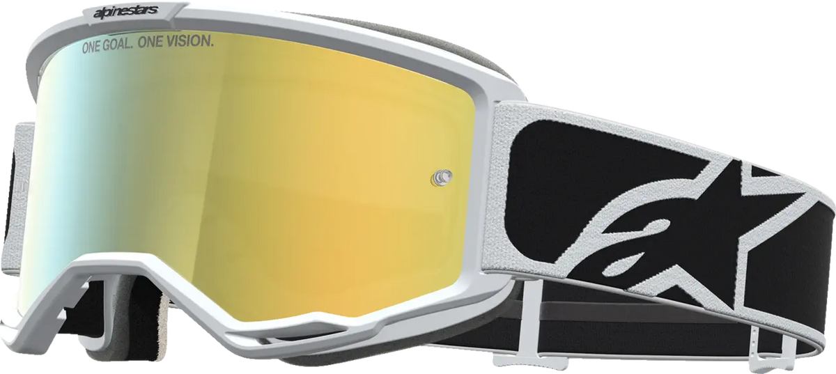 Alpinestars Vision 5 Rora Goggles Black White Mirror-Gold