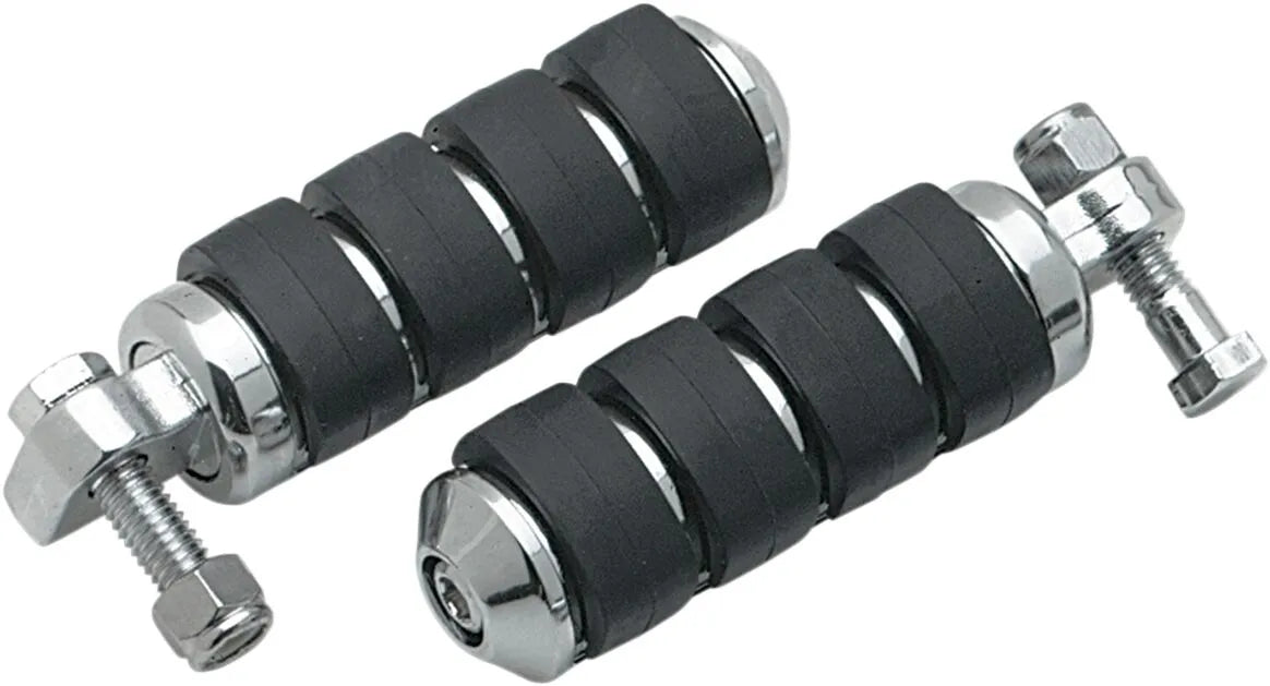 Kuryakyn Iso Pegs - Chrome & Black