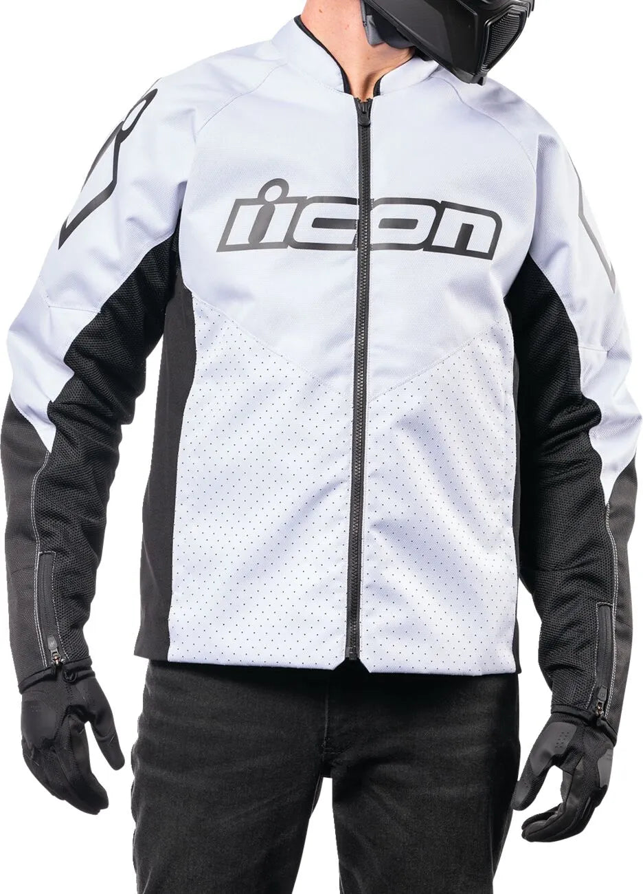 Icon Hooligan™ Jacket Foreet Sport Riding - Black/White