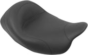 Mustang Solo Seat - Black Vinyl Comfort - For Harley Davidson