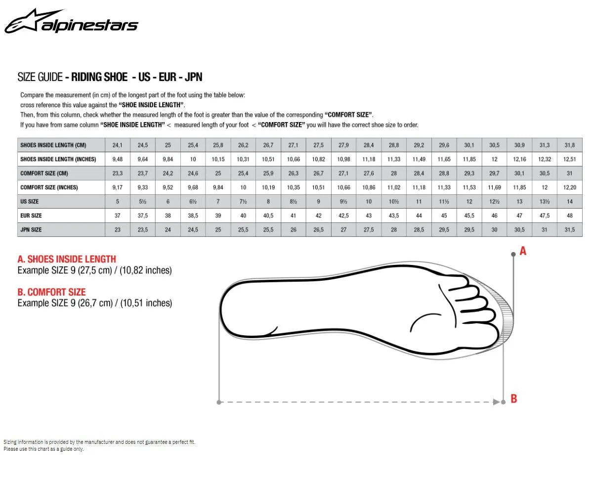 Alpinestars Sektor Shoes Black White Red