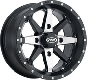 Itp Cyclone Wheel - 15 Inch Black Matte
