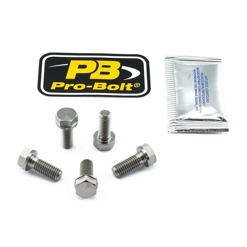 Pro Bolt Titanium Bremse Rotor Monteringsbolt Kit