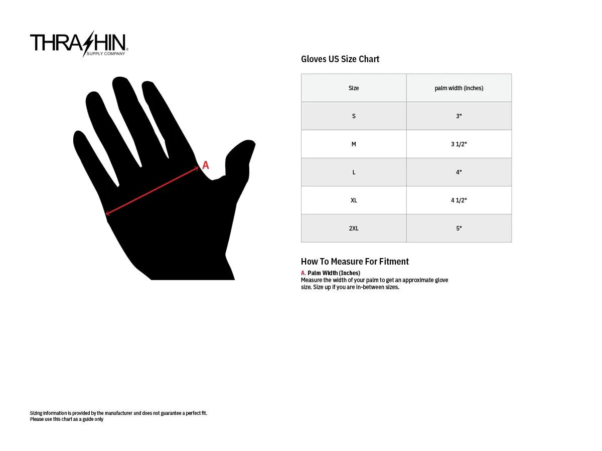 Thrashin Supply Go Fast Stealth Gloves Red