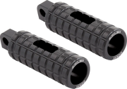 Arlen Ness Speedliner Foot Pegs - Black Anodized